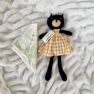 Hazel Village Charlotte Bear Yellow Gingham NWT Limited Edition Rare